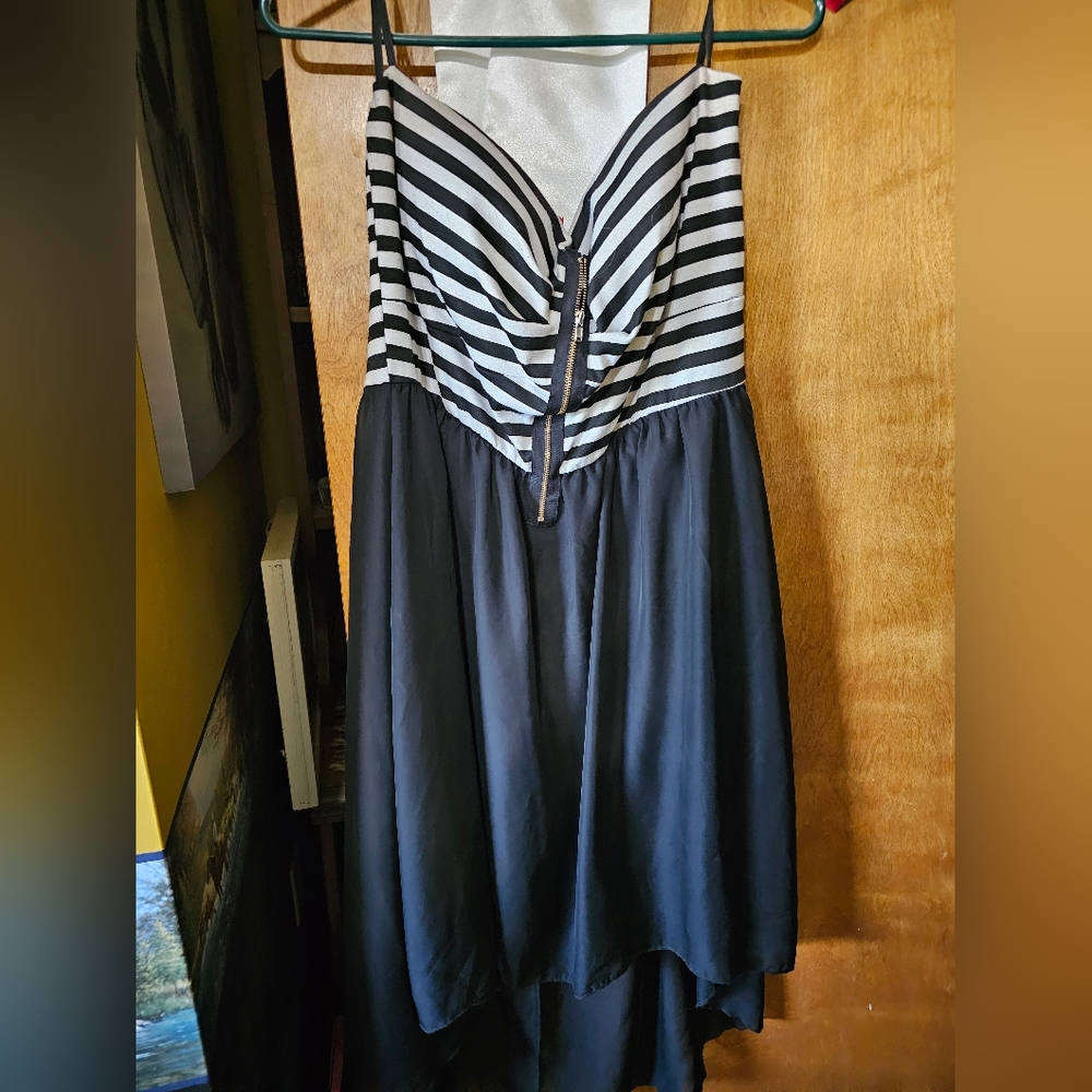 Black and white dress